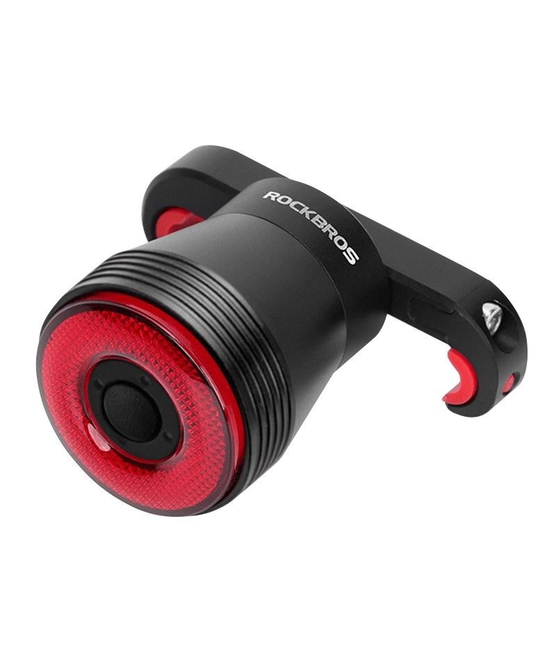 Rockbros Q5 Rear Bike Light with Intelligent Stop System - Black