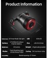 Rockbros Q5 Rear Bike Light with Intelligent Stop System - Black