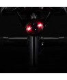 Rockbros Q1 Rear Bike Light 7 Color LED + USB-C - USB-A Cable - Black