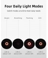 Rockbros Q3 Rear Bike Light with Smart Stop System - Black