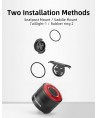 Rockbros Q3 Rear Bike Light with Smart Stop System - Black