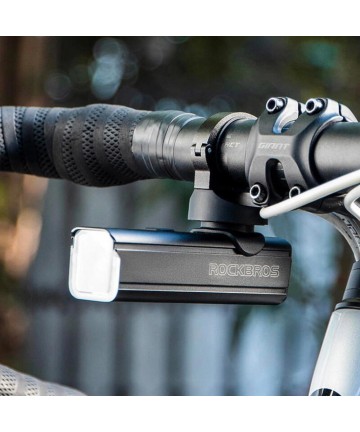 Rockbros 24610002001 Front Bike Light 1000 lm + USB-C - USB-A Cable - Black