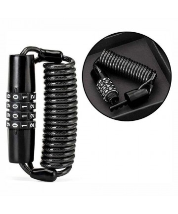 Rockbros T609 bicycle lock with 1.5 m combination - black