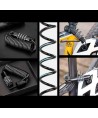 Rockbros T609 bicycle lock with 1.5 m combination - black