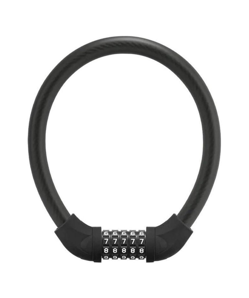 Rockbros RKS570-BK bicycle lock with combination - black