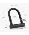 Rockbros RKS610-BK U-lock bicycle lock - black