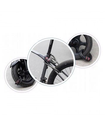 Rockbros RKS507-1BK bicycle lock with combination 1.8 m - black