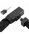 Rockbros 32430708001 bicycle lock with key 0.97 m - black