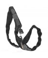 Rockbros 3230002001 bicycle lock with combination and key - black