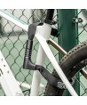 Rockbros 3230002001 bicycle lock with combination and key - black
