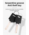 Rockbros 3230002001 bicycle lock with combination and key - black