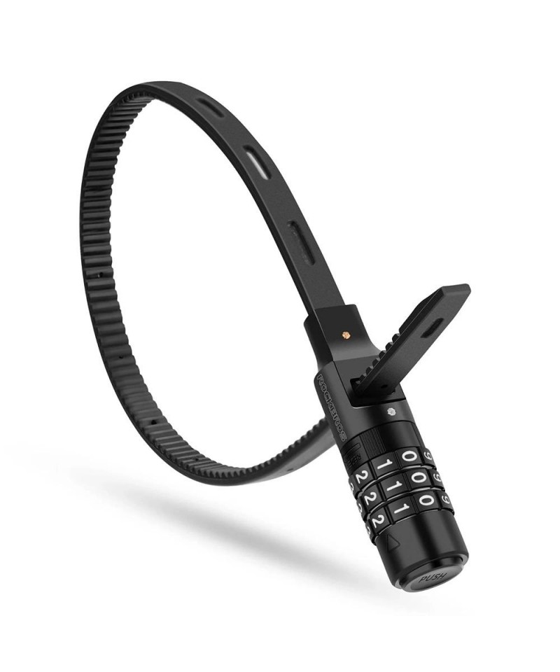 Rockbros 3240001001 bicycle lock for 0.5 m combination - black