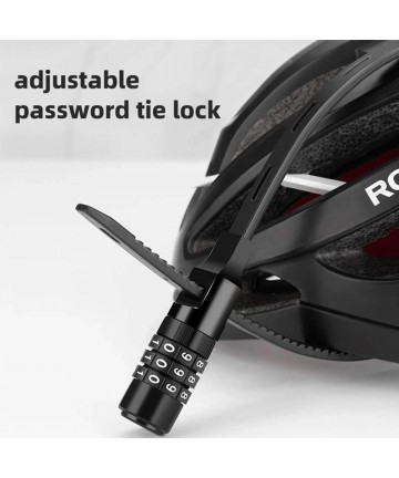 Rockbros 3240001001 bicycle lock for 0.5 m combination - black