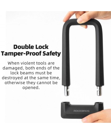 Rockbros RKS626-BK U-lock Bike Lock - Black