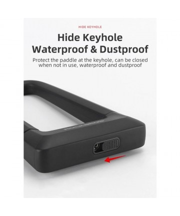 Rockbros RKS626-BK U-lock Bike Lock - Black