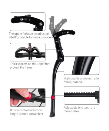 Rockbros JC1005BK bicycle kickstand - black