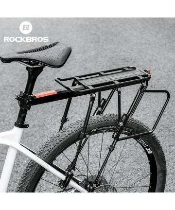 Rockbros 33210004001 bicycle rack with shelf - black