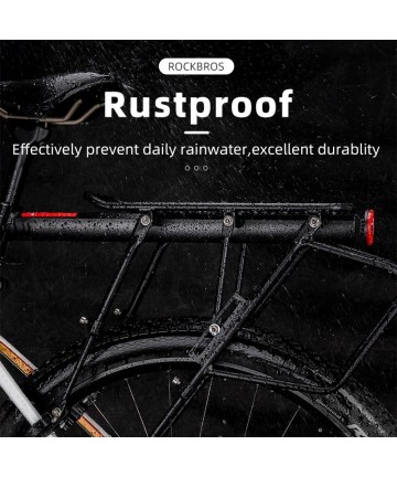 Rockbros 33210004001 bicycle rack with shelf - black