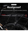 Rockbros 33210004001 bicycle rack with shelf - black
