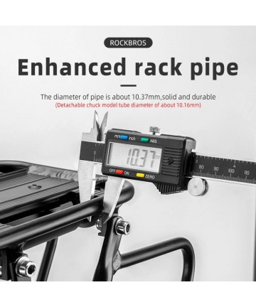 Rockbros 33210004001 bicycle rack with shelf - black