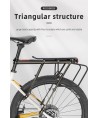Rockbros 33210004001 bicycle rack with shelf - black