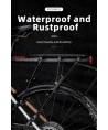 Rockbros 33210004001 bicycle rack with shelf - black