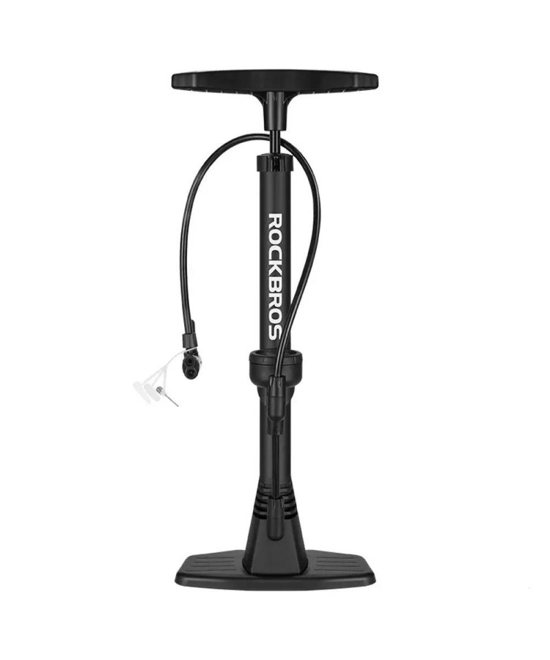Rockbros 42510001001 floor bicycle pump - black