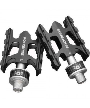 Rockbros K320F-BK MTB Aluminum Alloy Pedal Set - Black