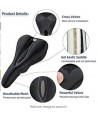 Rockbros LF047-S silicone gel bicycle seat cover size M - black
