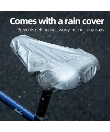 Rockbros LF044BL saddle cover with rain cover - black and blue
