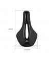 Rockbros 38210005001 foam MTB bicycle saddle - black