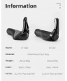 Rockbros BT1007B Bicycle Holder Set with Horns - Black