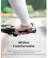 Rockbros BT1007B Bicycle Holder Set with Horns - Black
