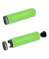 Rockbros BT1001GNBK sponge bicycle handlebar grips - green and black