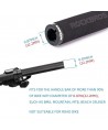 Rockbros BT1001BKBK sponge bicycle handlebar grips - black