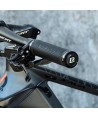 Rockbros 40210003001 microfiber bicycle handlebar grips - black