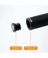 Rockbros 40210003001 microfiber bicycle handlebar grips - black