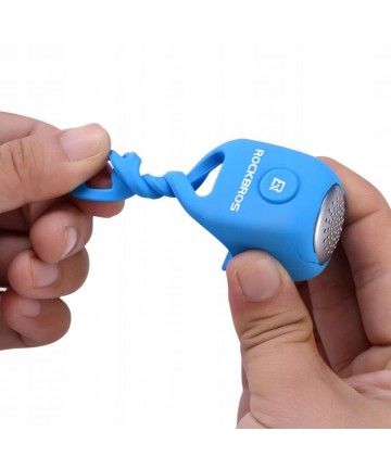 Rockbros CB1709BU electronic bicycle bell - blue