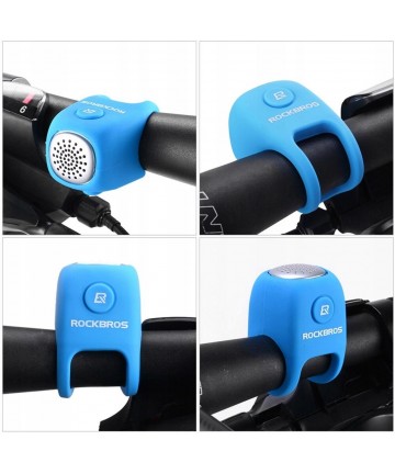 Rockbros CB1709BU electronic bicycle bell - blue