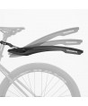 Rockbros DNB8001 mudguard with red LED light - black