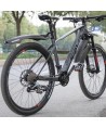 Rockbros DNB8001 mudguard with red LED light - black