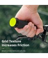 Rockbros 40720007001 bicycle grips with reflector - black