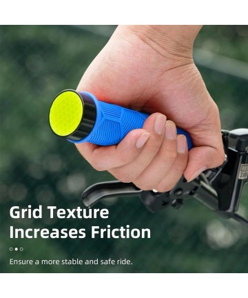 Rockbros 40720007003 bicycle grips with reflector - blue