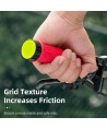 Rockbros 40720007002 bicycle grips with reflector - red