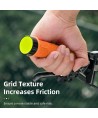 Rockbros 40720007004 bicycle grips with reflector - orange