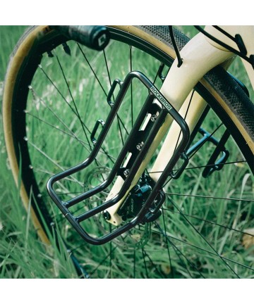 Rockbros 33210010001 front bicycle shelf for bicycle fork - black