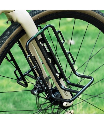 Rockbros 33210010001 front bicycle shelf for bicycle fork - black