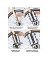 Rockbros 33210010001 front bicycle shelf for bicycle fork - black