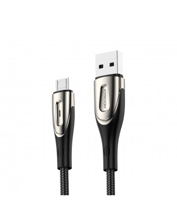 Joyroom S-M411 3A 2m USB-A - micro USB cable with charging indicator - black