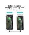 Joyroom Sharp Series S-M411 USB-A / micro USB 3A 2m Cable with Charging Indicator - Black